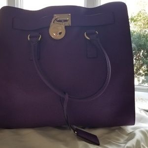 Michael kors large leather satchel